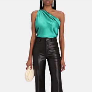 NWT The Sei Silk Cropped Top